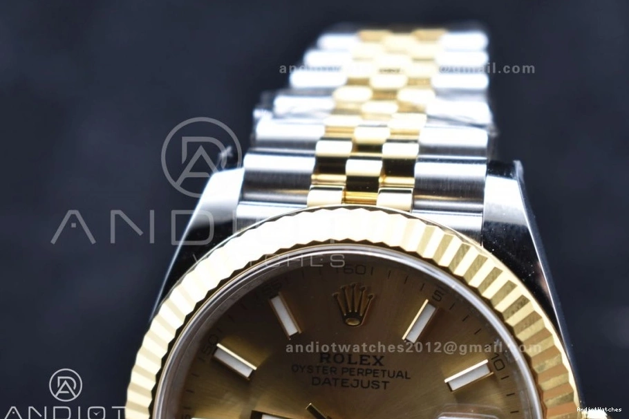 Steel SS VR Edition Bracelet Best 904L Clean YG 607 41 Stick Dial Jubilee on DateJust 1:1 UrbanChic 126333 YG 0127